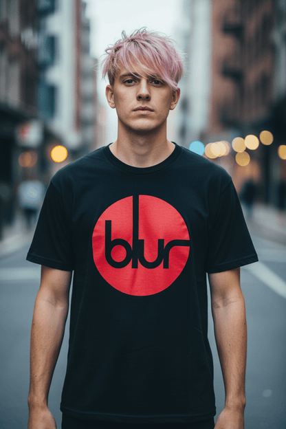BLUR - Band T-Shirt: CIRCLE LOGO - COOCOO.at - Dein Merch Shop aus Österreich
