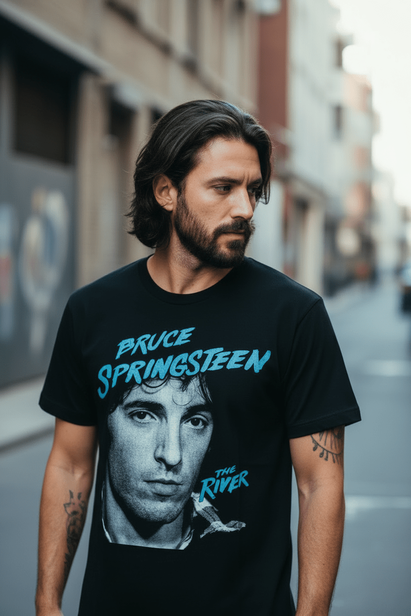 BRUCE SPRINGSTEEN - Merch T-Shirt: River - COOCOO.at - Dein Merch Shop aus Österreich