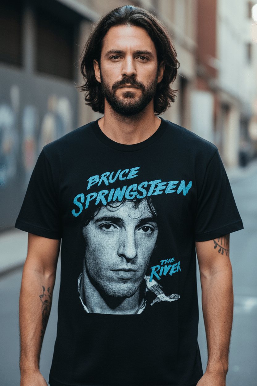 BRUCE SPRINGSTEEN - Merch T-Shirt: River - COOCOO.at - Dein Merch Shop aus Österreich