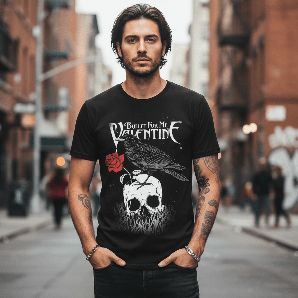 BULLET FOR MY VALENTINE - Band T-Shirt: Raven - COOCOO.at - Dein Merch Shop aus Österreich