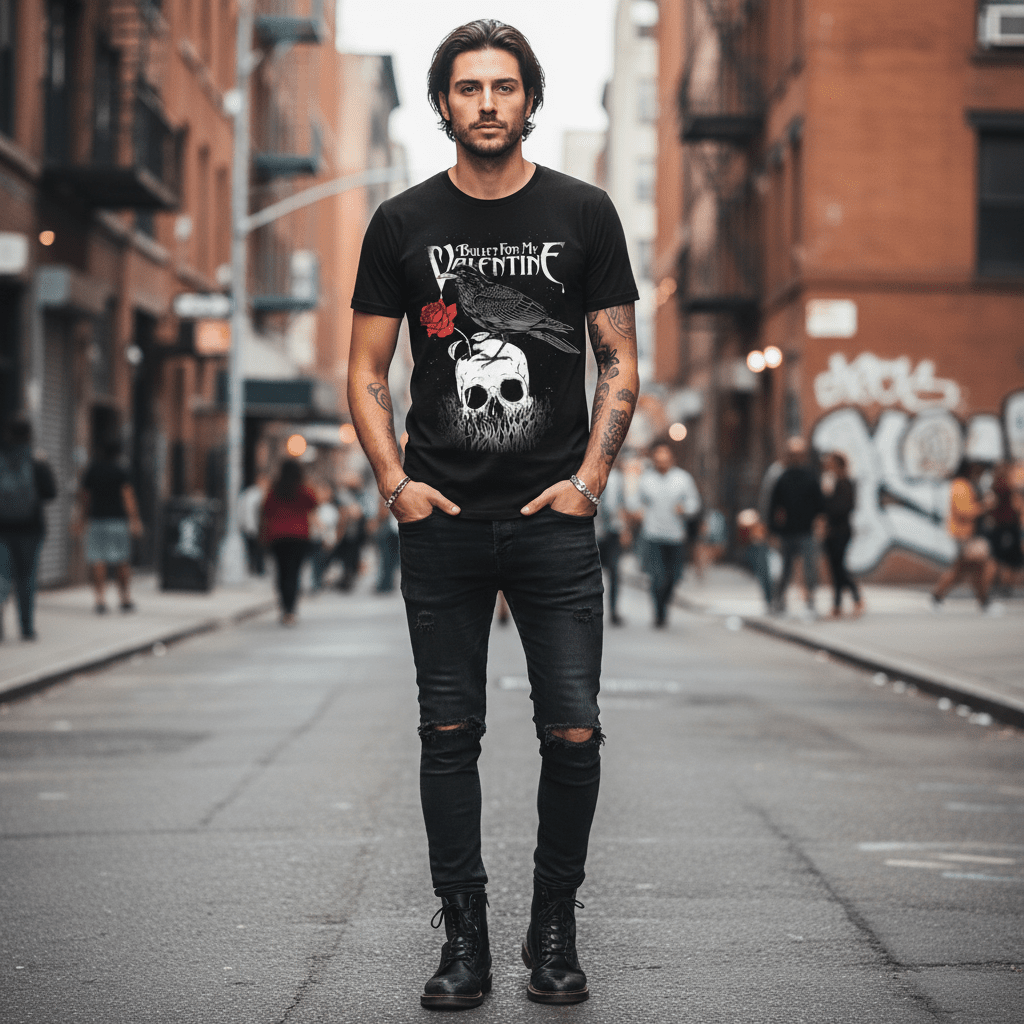 BULLET FOR MY VALENTINE - Band T-Shirt: Raven - COOCOO.at - Dein Merch Shop aus Österreich