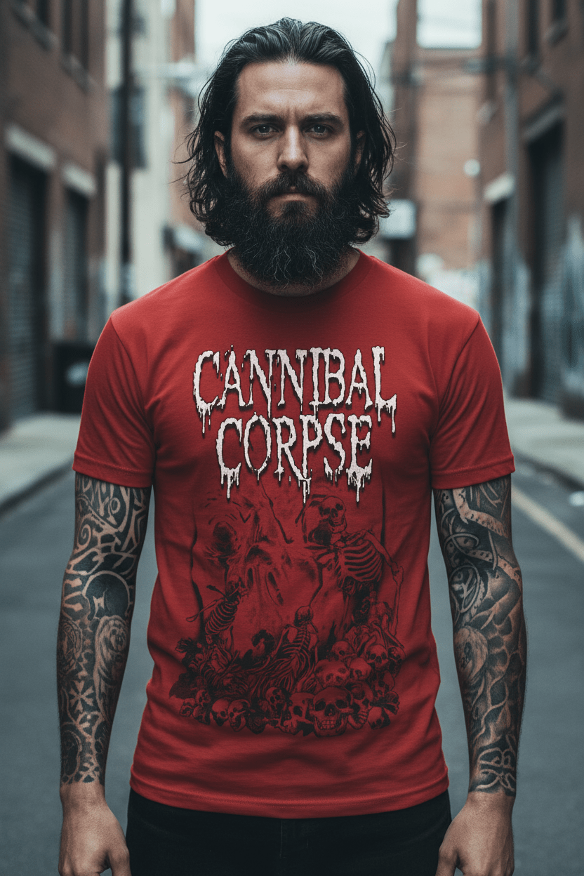CANNIBAL CORPSE - Merch T-Shirt: Pile of Skull - COOCOO.at - Dein Merch Shop aus Österreich