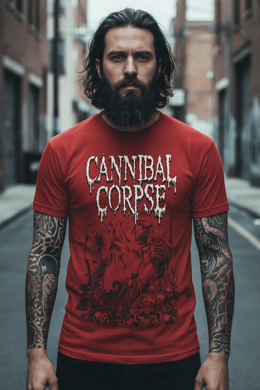 CANNIBAL CORPSE - Merch T-Shirt: Pile of Skull - COOCOO.at - Dein Merch Shop aus Österreich