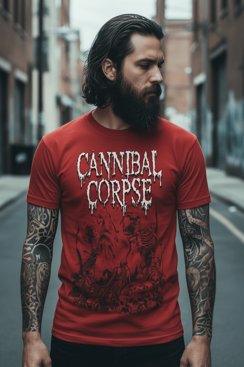 CANNIBAL CORPSE - Merch T-Shirt: Pile of Skull - COOCOO.at - Dein Merch Shop aus Österreich