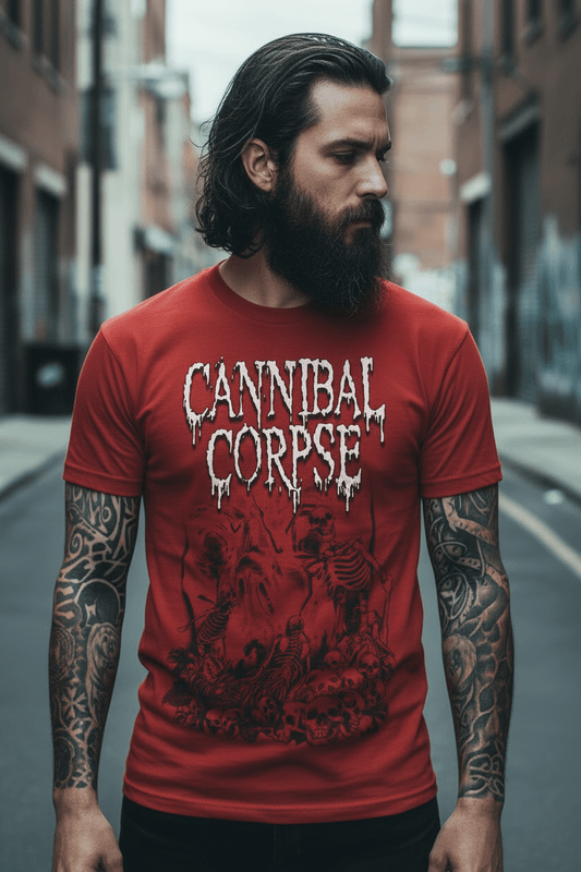 CANNIBAL CORPSE - Merch T-Shirt: Pile of Skull - COOCOO.at - Dein Merch Shop aus Österreich