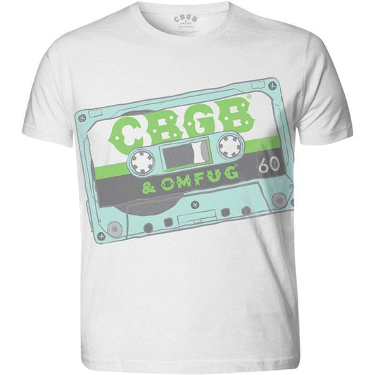 CBGB’S – Unisex T-Shirt: Tape - CBGBTS04MWSUB - Bandshirt - Official Merchandise