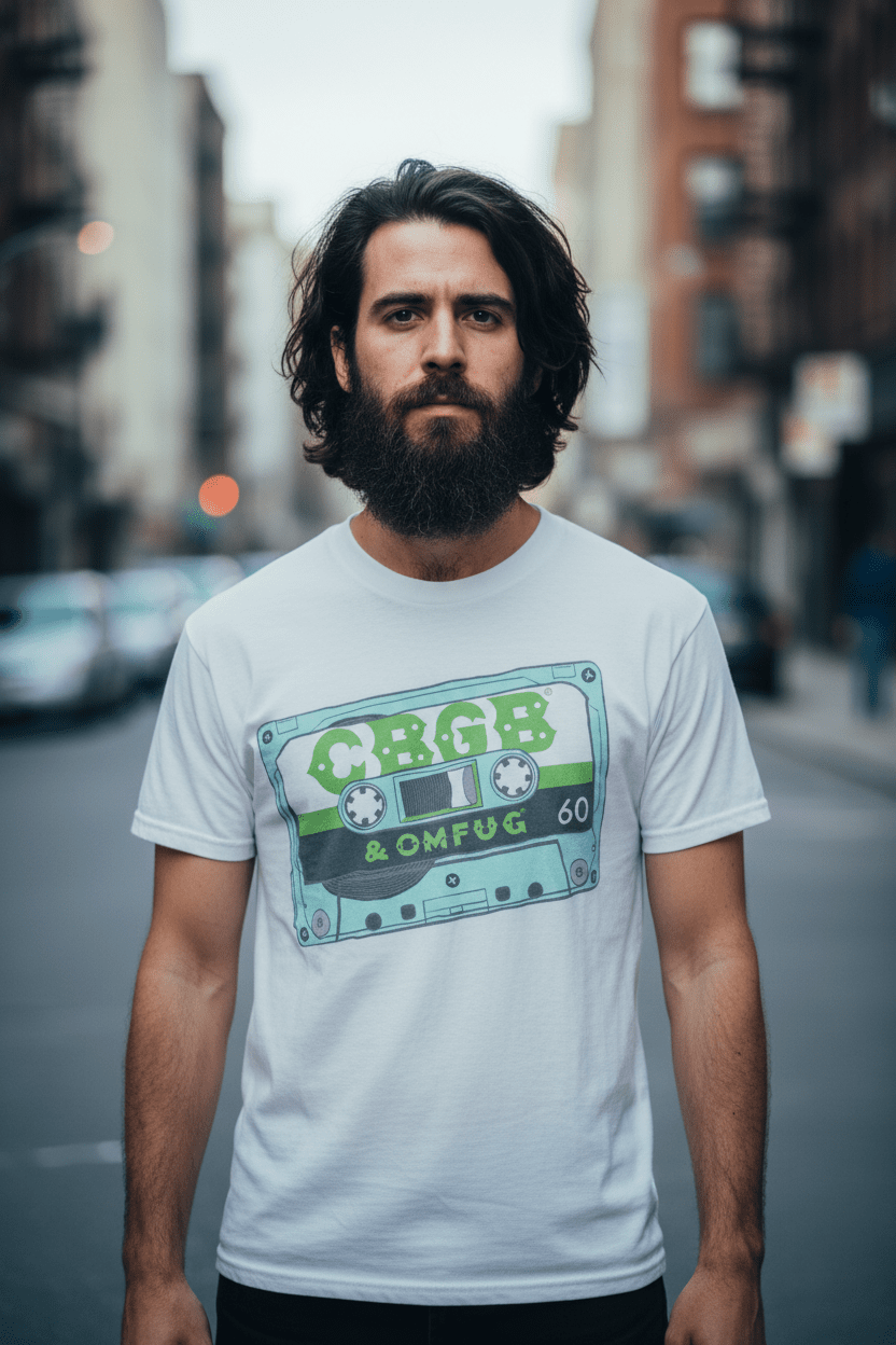 CBGB’S – Merch T-Shirt: Tape - COOCOO.at - Dein Merch Shop aus Österreich