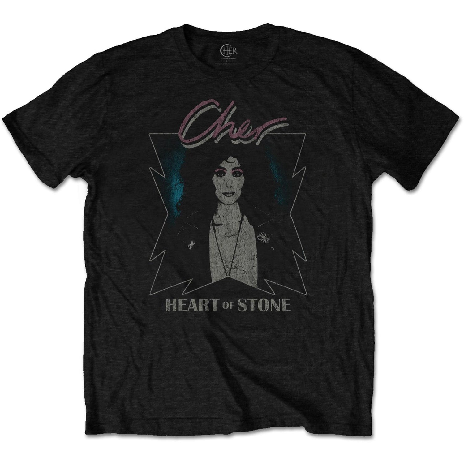 CHER - Merch T-Shirt: HEART OF STONE - COOCOO.at - Dein Merch Shop aus Österreich