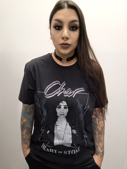 CHER - Merch T-Shirt: HEART OF STONE - COOCOO.at - Dein Merch Shop aus Österreich