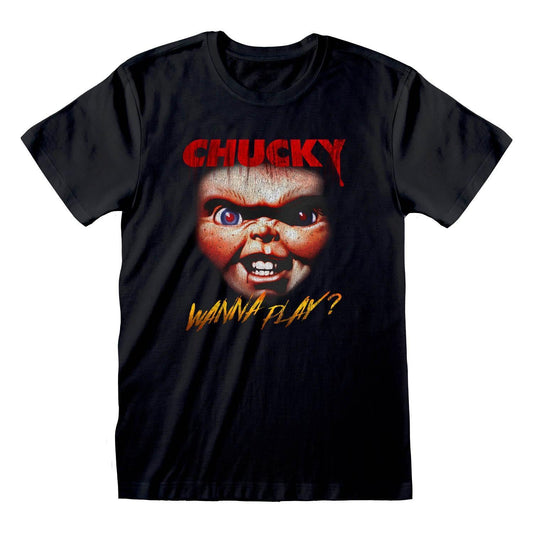 CHILDS PLAY - Merch T-Shirt: CHUCKY FACE - COOCOO.at - Dein Merch Shop aus Österreich