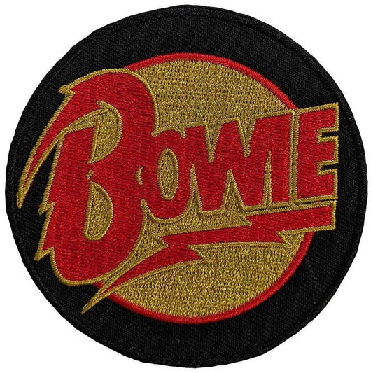 DAVID BOWIE - Band Merch Patch: Diamond Dogs Logo Circle - COOCOO.at - Dein Merch Shop aus Österreich