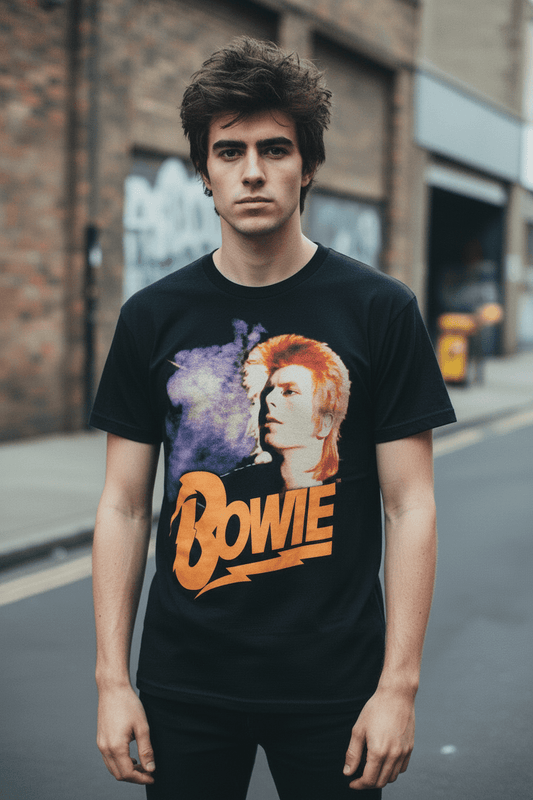 DAVID BOWIE - Band T-Shirt: Retro - COOCOO.at - Dein Merch Shop aus Österreich