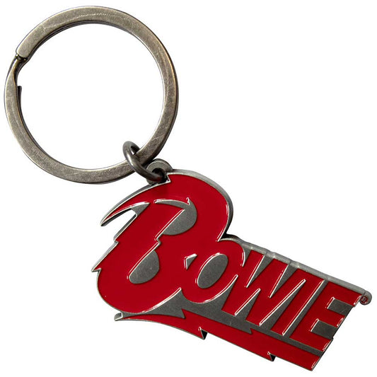 David Bowie - Schlüsselanhänger: Logo - COOCOO.at - Dein Merch Shop aus Österreich