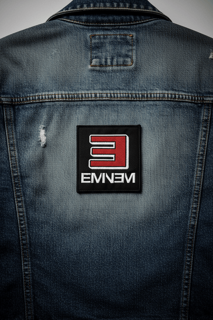 EMINEM - Band Merch Patch: Reversed E Logo - COOCOO.at - Dein Merch Shop aus Österreich