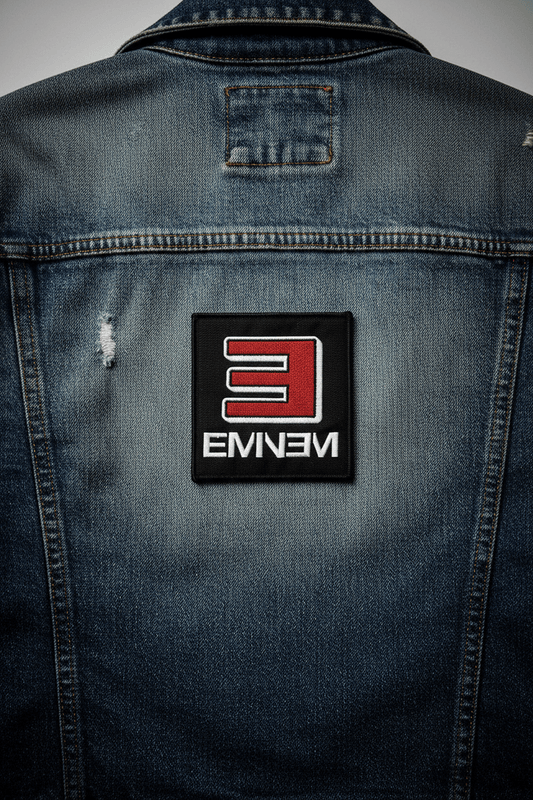 EMINEM - Band Merch Patch: Reversed E Logo - COOCOO.at - Dein Merch Shop aus Österreich