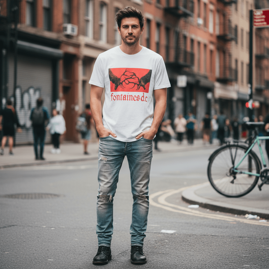 FONTAINES D.C. - Band T-Shirt: Clashing Stags - COOCOO.at - Dein Merch Shop aus Österreich