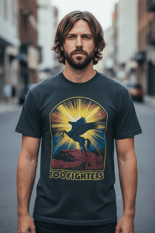 FOO FIGHTERS - Band T-Shirt: PEGASUS - COOCOO.at - Dein Merch Shop aus Österreich