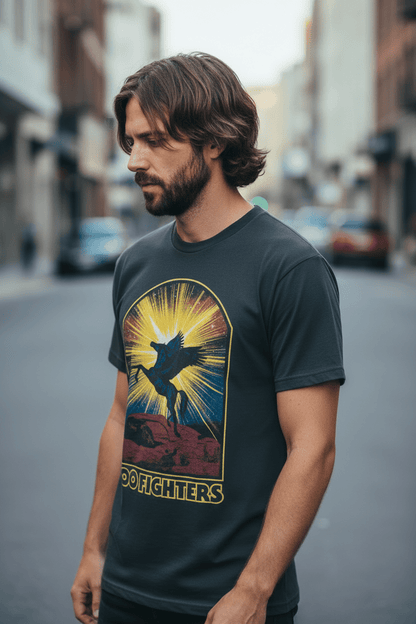 FOO FIGHTERS - Band T-Shirt: PEGASUS - COOCOO.at - Dein Merch Shop aus Österreich
