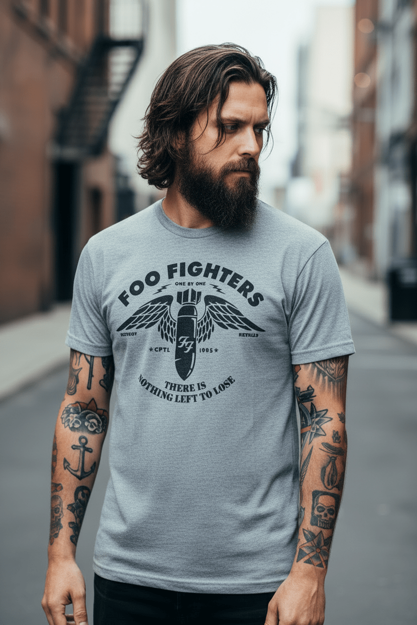 FOO FIGHTERS - Band T-Shirt: Stencil - COOCOO.at - Dein Merch Shop aus Österreich