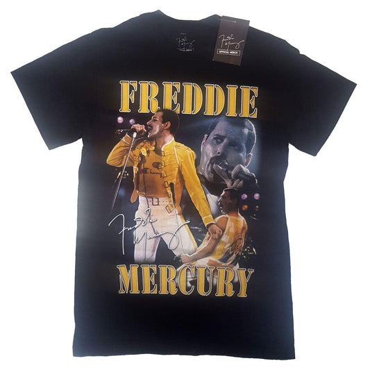 FREDDIE MERCURY - Merch T-Shirt: Live Band Merchandise T-Shirt