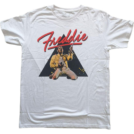 FREDDIE MERCURY - Merch T-Shirt: TRIANGLE Band Merchandise T-Shirt