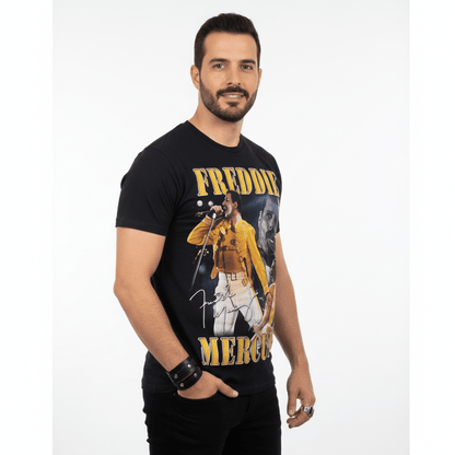 FREDDIE MERCURY - Merch T-Shirt: Live - COOCOO.at - Dein Merch Shop aus Österreich