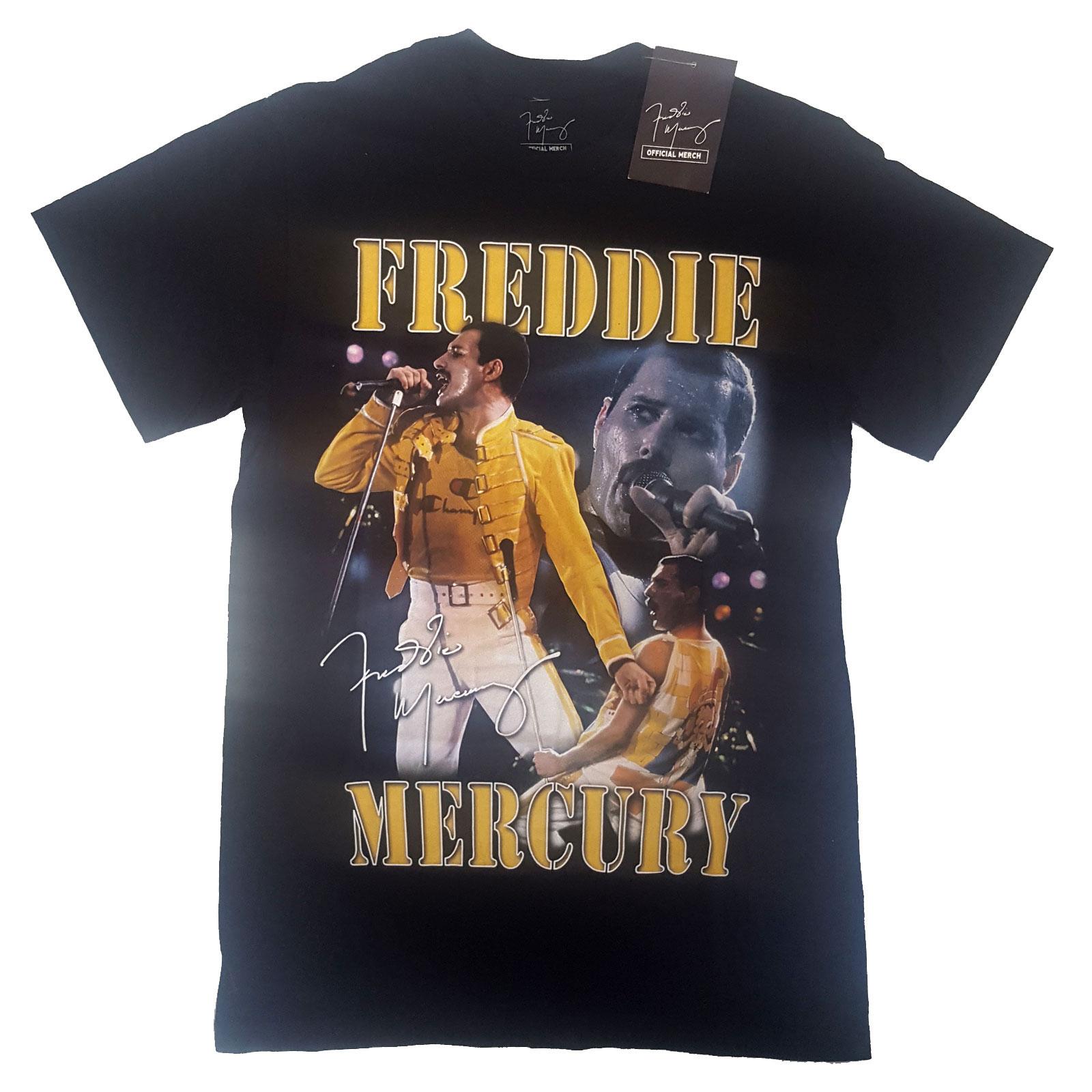 FREDDIE MERCURY - Merch T-Shirt: Live - COOCOO.at - Dein Merch Shop aus Österreich