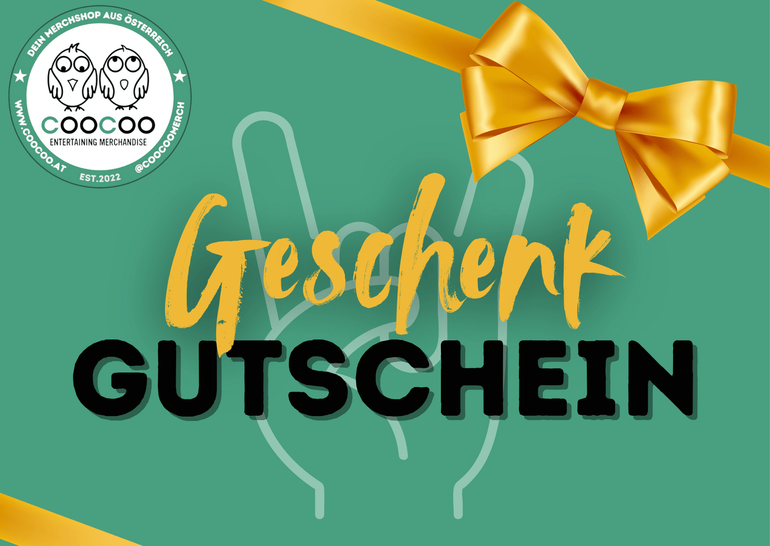 Geschenkgutschein für COOCOO.at - COOCOO.at - Dein Merch Shop aus Österreich