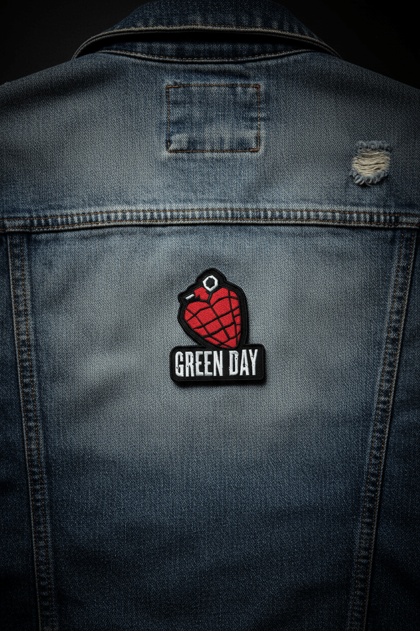 GREEN DAY - Band Merch Patch: Grenade Logo - COOCOO.at - Dein Merch Shop aus Österreich