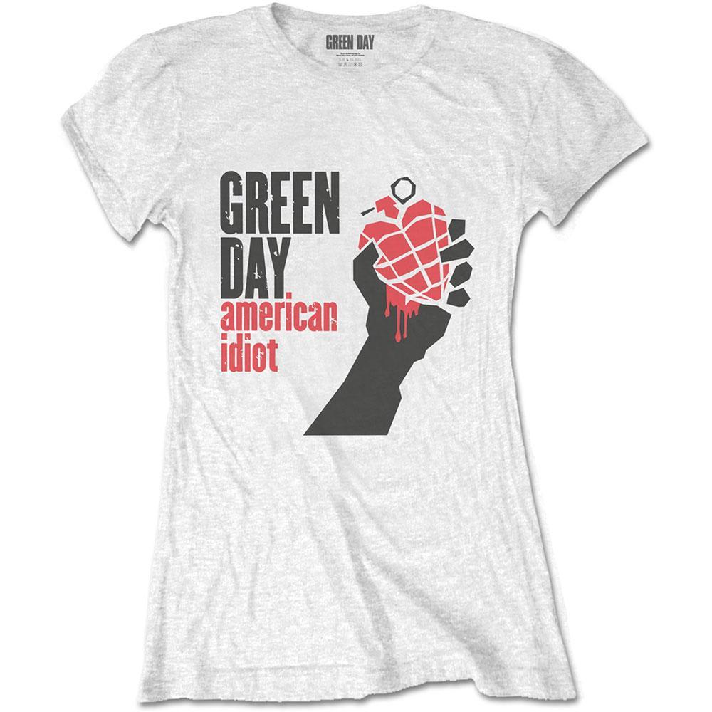 GREEN DAY - Ladies Band T-Shirt: AMERICAN IDIOT - COOCOO.at - Dein Merch Shop aus Österreich
