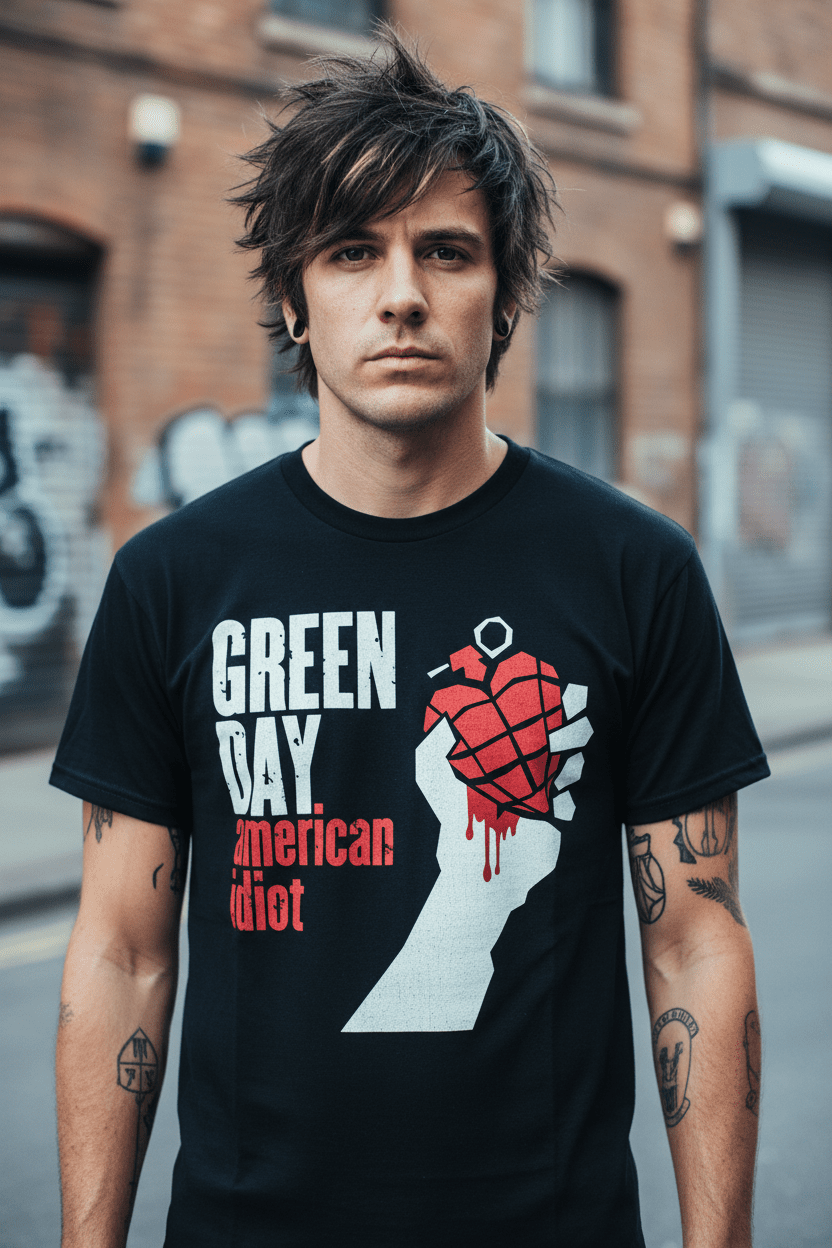 GREEN DAY - Band T-Shirt: American Idiot - COOCOO.at - Dein Merch Shop aus Österreich