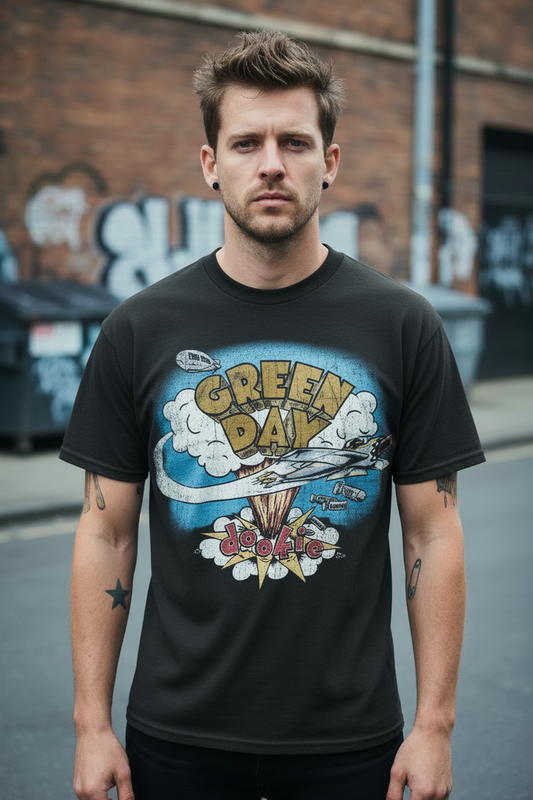 GREEN DAY - Band T-Shirt: DOOKIE VINTAGE