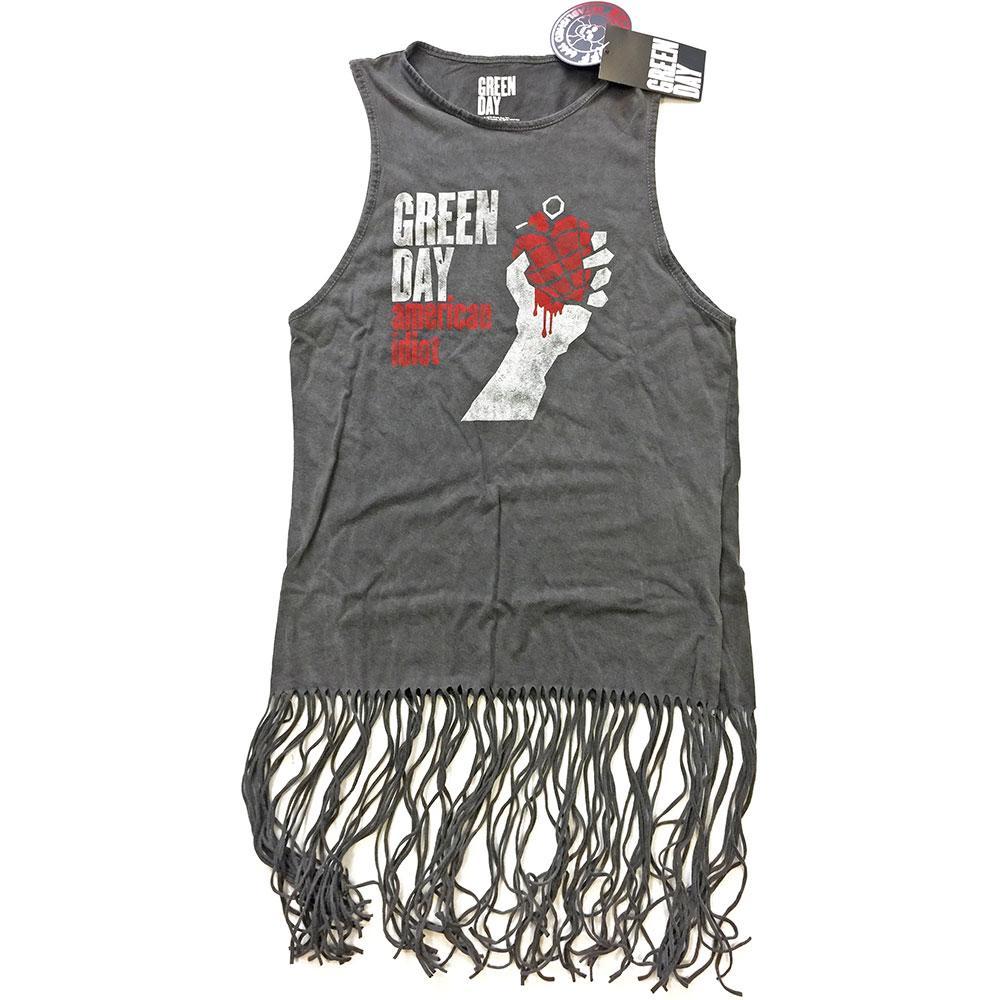GREEN DAY - Ladies Tassel Dress: AMERICAN IDIOT - COOCOO.at - Dein Merch Shop aus Österreich