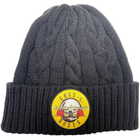 GUNS N' ROSES - Band Beanie: CIRCLE LOGO Band Merchandise Beanies