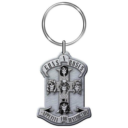 GUNS N' ROSES - Schlüsselanhänger: APPETITE Band Merchandise Schlüsselanhänger