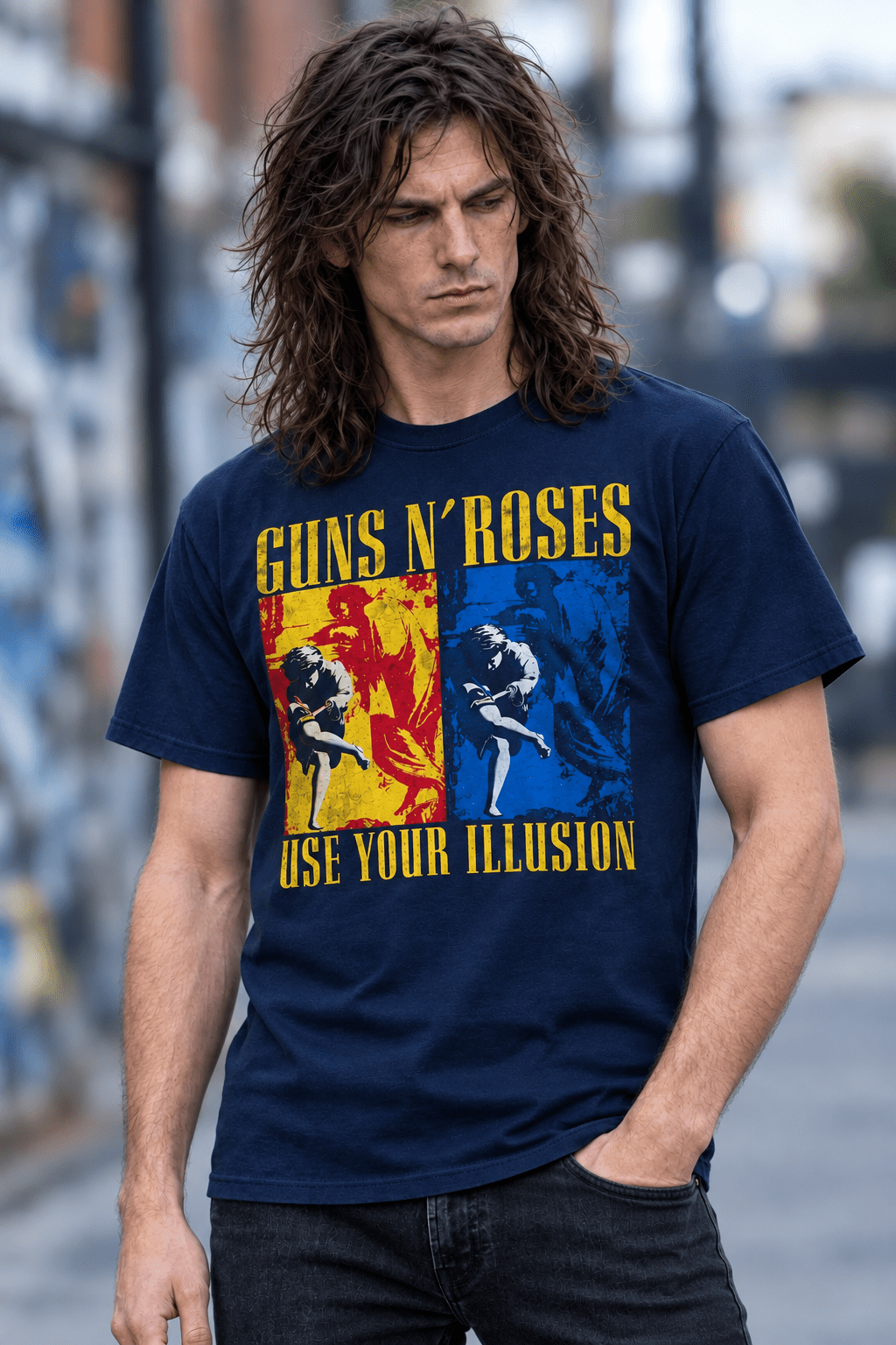 GUNS N' ROSES - Band T-Shirt: Illusion - COOCOO.at - Dein Merch Shop aus Österreich