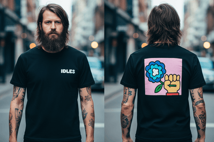 IDLES - Band T-Shirt: Cartoon Flower - COOCOO.at - Dein Merch Shop aus Österreich