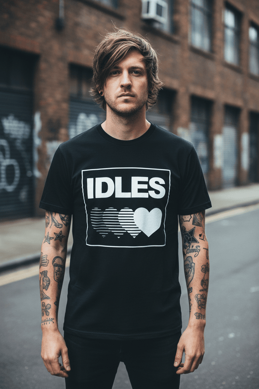 IDLES - Band T-Shirt: Gradient Heart - COOCOO.at - Dein Merch Shop aus Österreich
