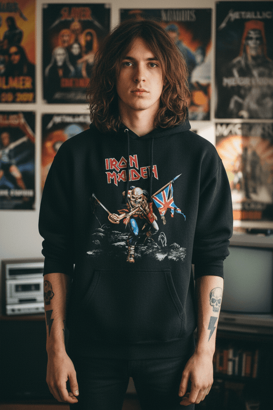 IRON MAIDEN - Band Hoodie: TROOPER - COOCOO.at - Dein Merch Shop aus Österreich
