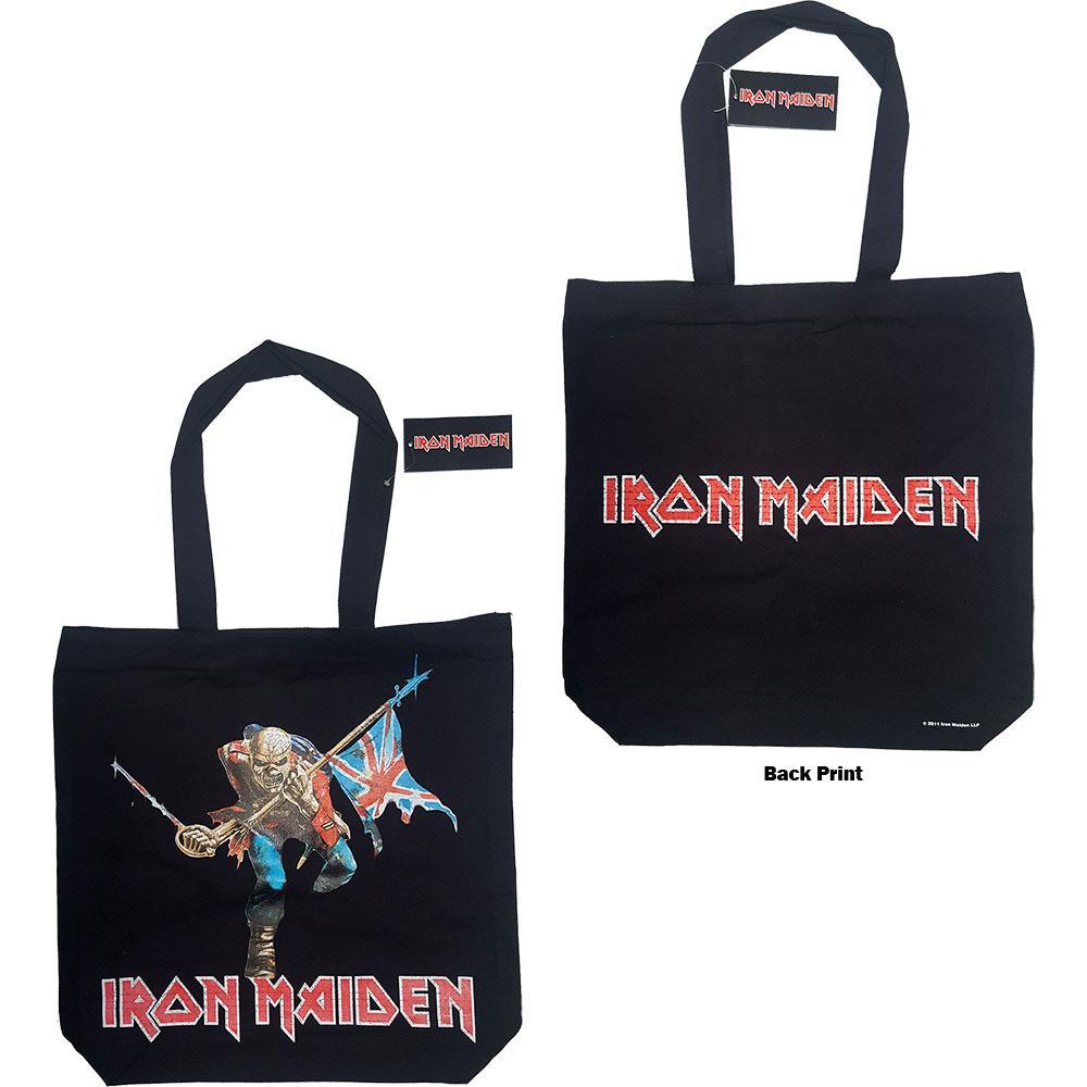 IRON MAIDEN - Baumwolltasche: TROOPER Band Merchandise Taschen