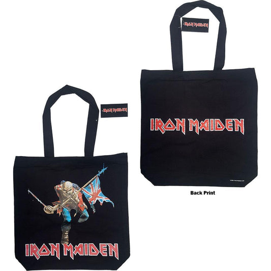 IRON MAIDEN - Baumwolltasche: TROOPER Band Merchandise Taschen