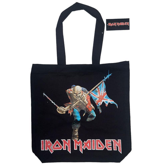 IRON MAIDEN - Baumwolltasche: TROOPER Band Merchandise Taschen