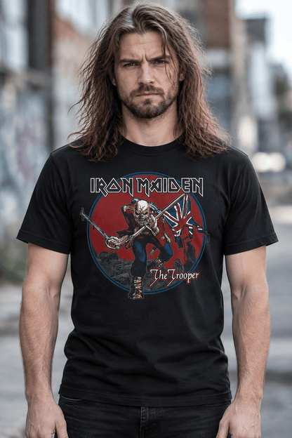 IRON MAIDEN - Band T-Shirt: TROOPER RED SKY - COOCOO.at - Dein Merch Shop aus Österreich