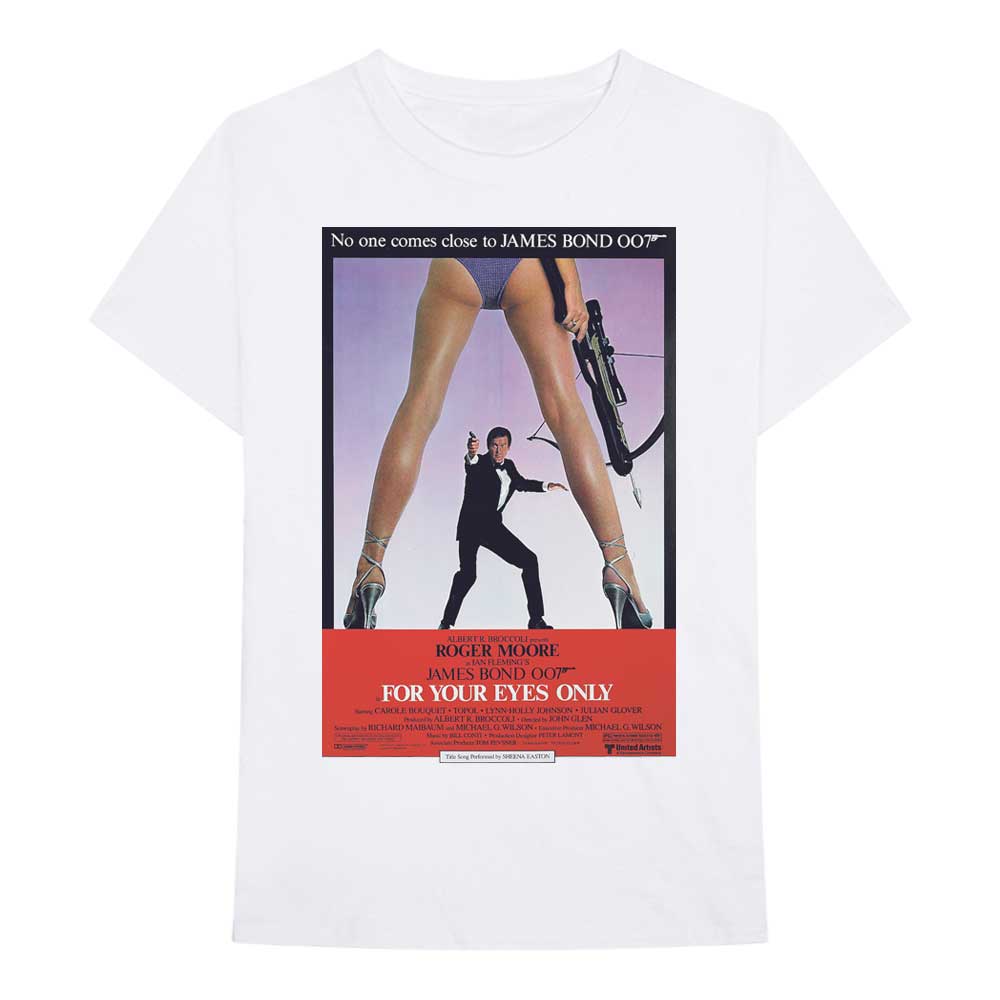 JAMES BOND 007 - Merch T-Shirt: FOR YOUR EYES - COOCOO.at - Dein Merch Shop aus Österreich