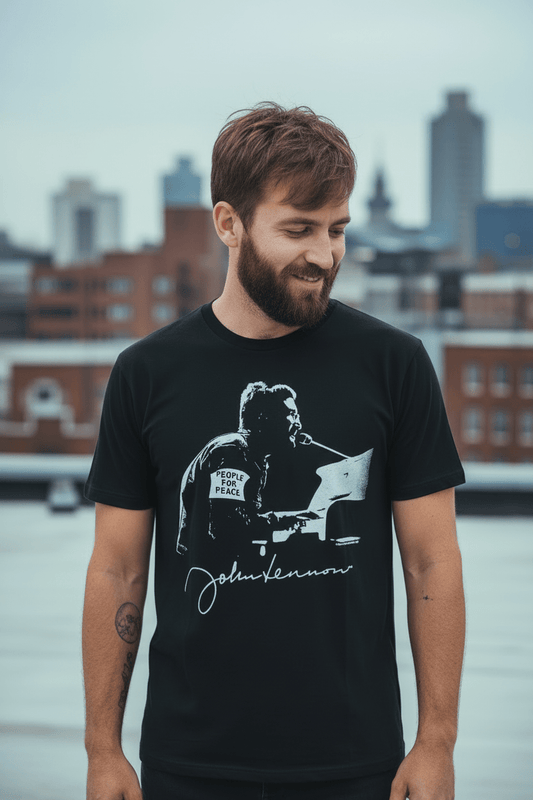 JOHN LENNON - Merch T-Shirt: Peace - COOCOO.at - Dein Merch Shop aus Österreich
