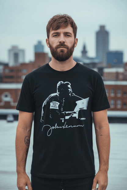 JOHN LENNON - Merch T-Shirt: Peace - COOCOO.at - Dein Merch Shop aus Österreich