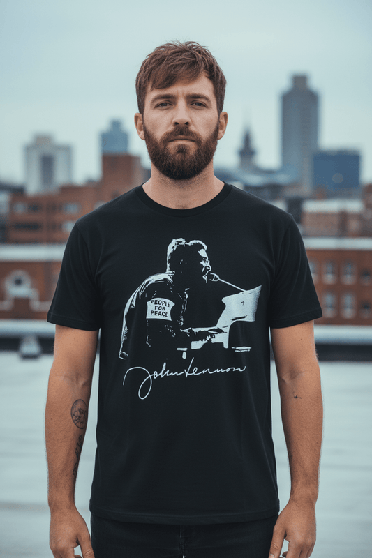 JOHN LENNON - Merch T-Shirt: Peace - COOCOO.at - Dein Merch Shop aus Österreich