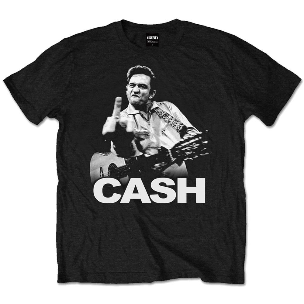 JOHNNY CASH - Merch T-Shirt: FINGER - COOCOO.at - Dein Merch Shop aus Österreich