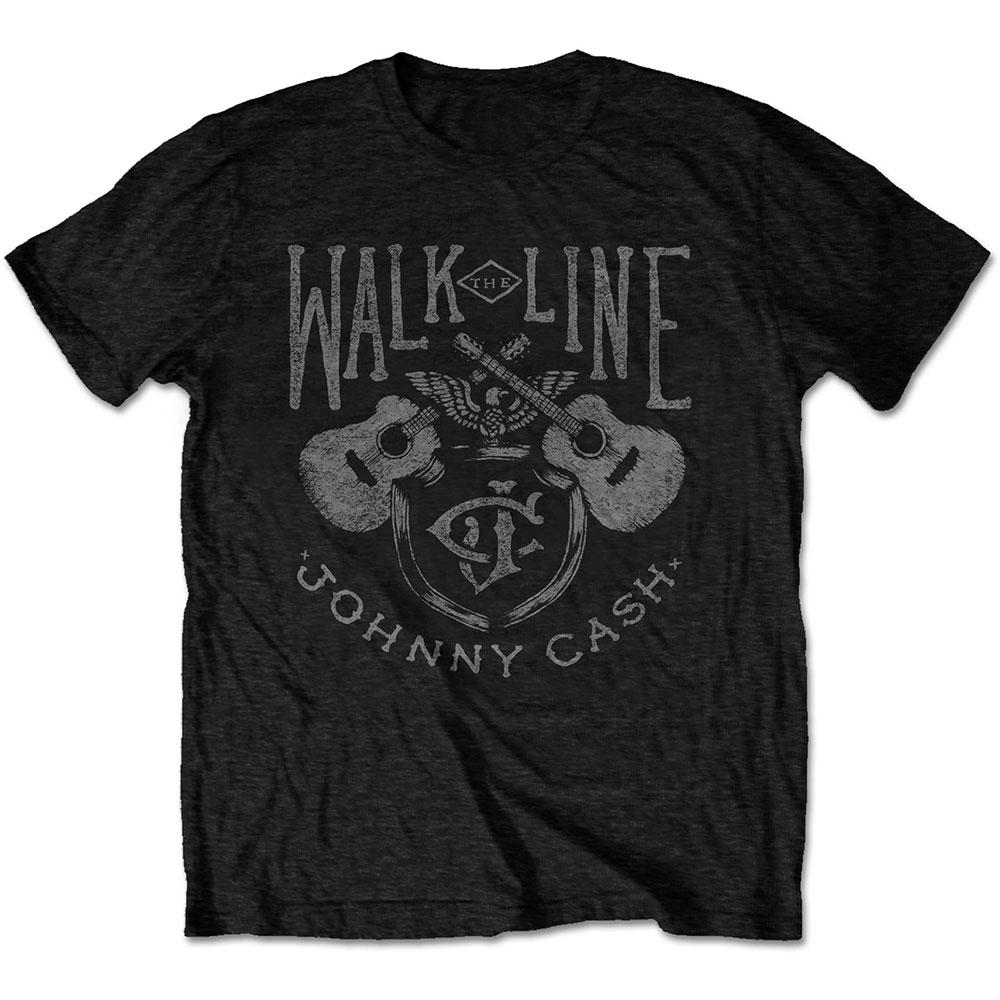 JOHNNY CASH - Merch T-Shirt: WALK THE LINE - COOCOO.at - Dein Merch Shop aus Österreich