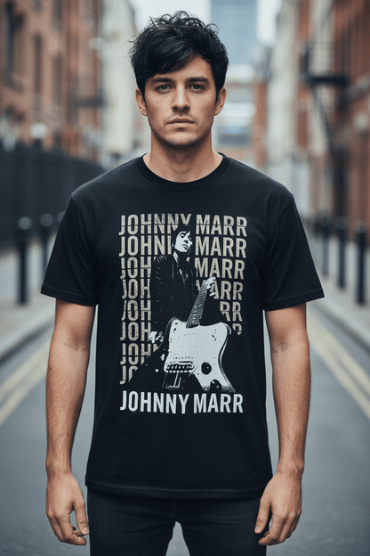 JOHNNY MARR - Merch T-Shirt: GUITAR PHOTO - COOCOO.at - Dein Merch Shop aus Österreich